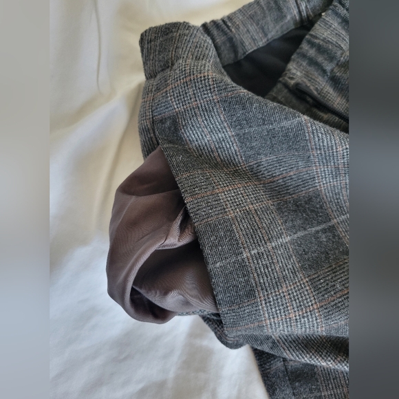 ❌SOLD❌BABATON | Jimmy pants, charcoal plaid, trouser joggers - Picture 3 of 6